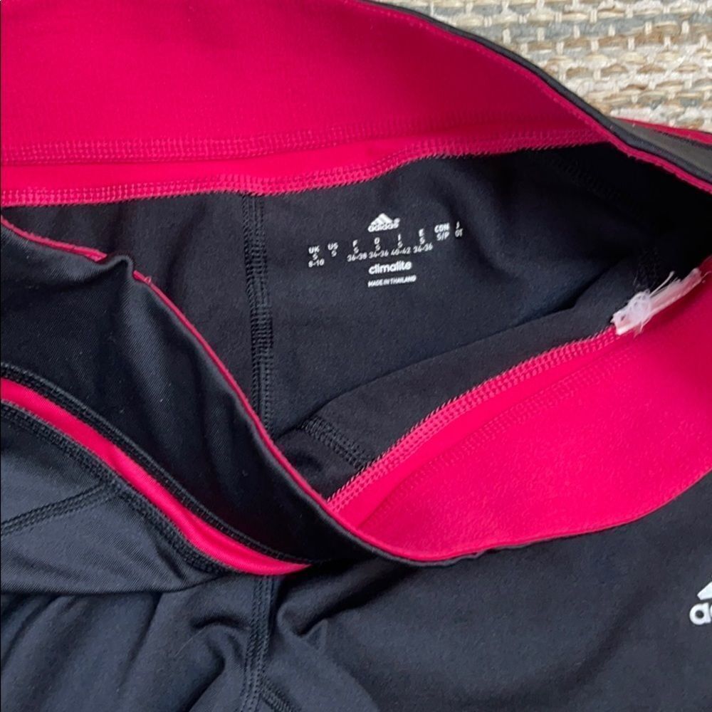 adidas Pink and Black Climate Capris - Picture 4 of 5